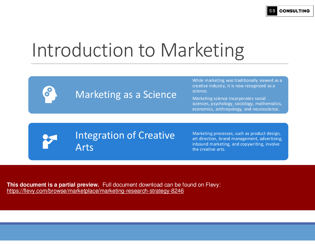 Marketing Research Strategy (120-slide PPT PowerPoint presentation (PPTX)) Preview Image