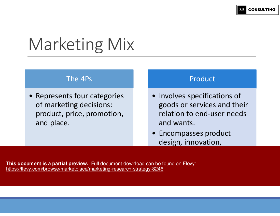 Marketing Research Strategy (120-slide PPT PowerPoint presentation (PPTX)) Preview Image