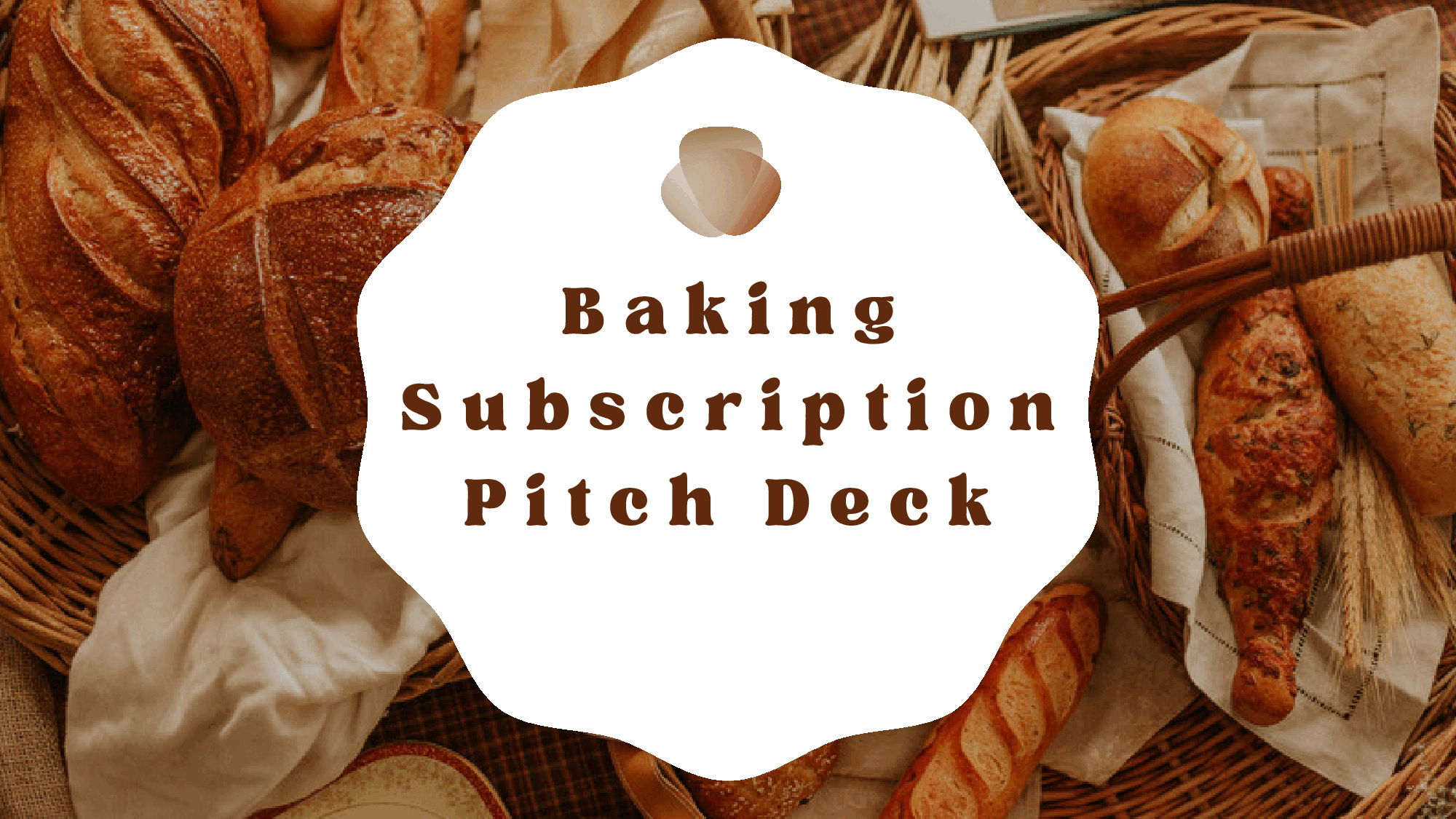 Baking Subscription Pitch Deck Template (31-page PDF document) Preview Image