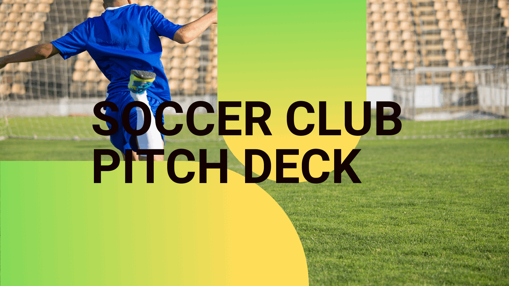 Soccer Club Pitch Deck Template (31-page PDF document) Preview Image