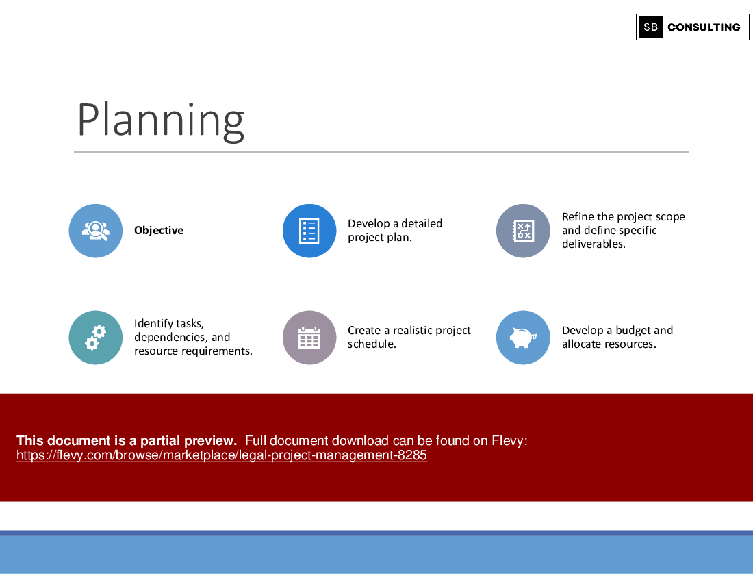 Legal Project Management (120-slide PPT PowerPoint presentation (PPTX)) Preview Image