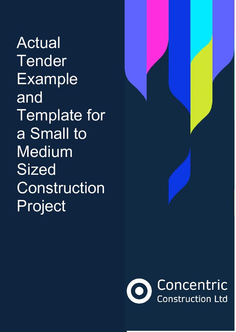 Construction Tender and Proposal Example and Model Answer (30-page Word document) Preview Image