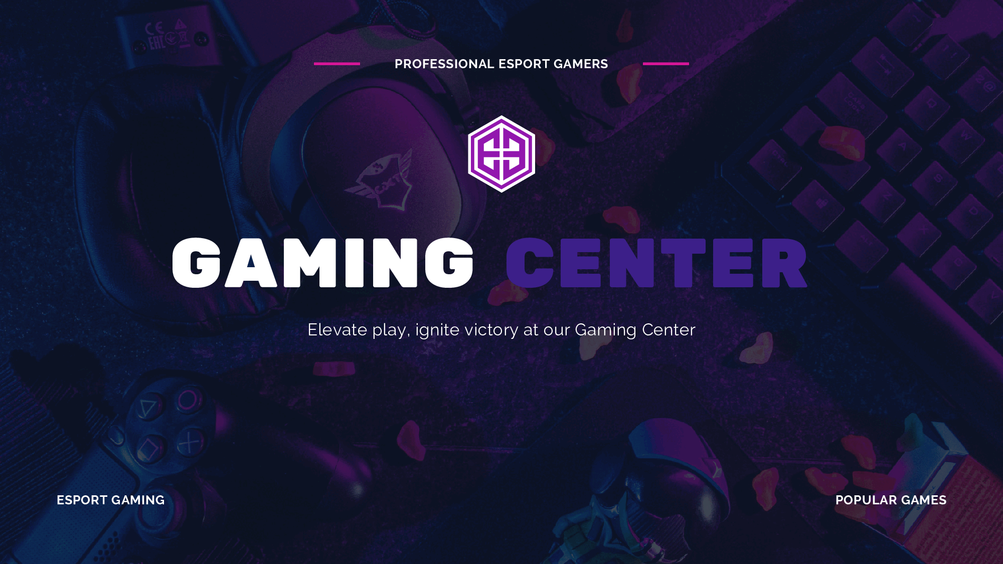 Gaming Center Pitch Deck Template