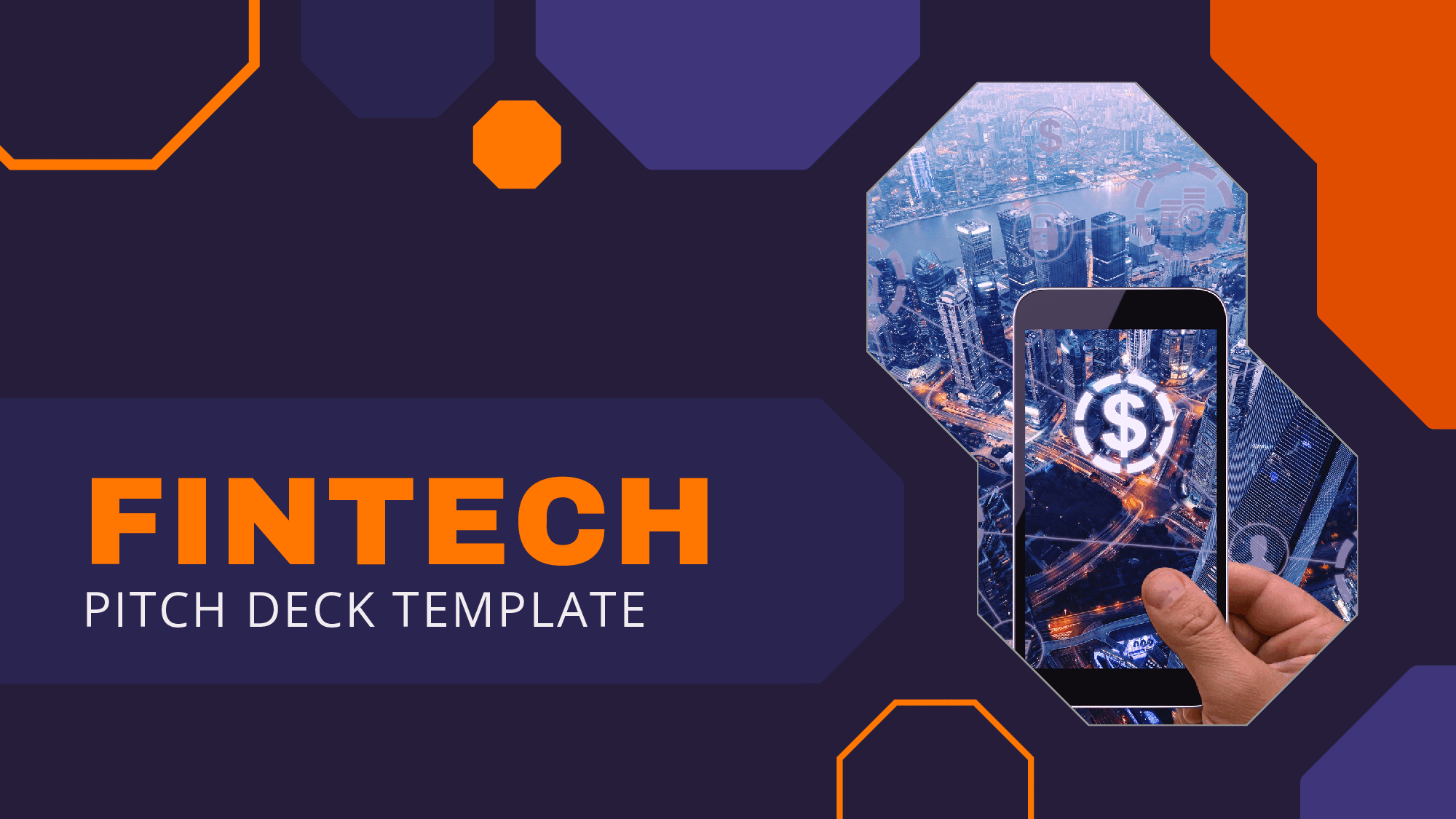 Fintech Pitch Deck Template (35-page PDF document) Preview Image
