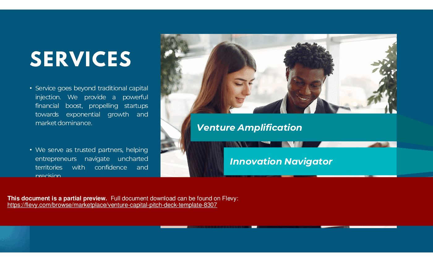 Venture Capital Pitch Deck Template (38-slide PPT PowerPoint presentation (PPTX)) Preview Image