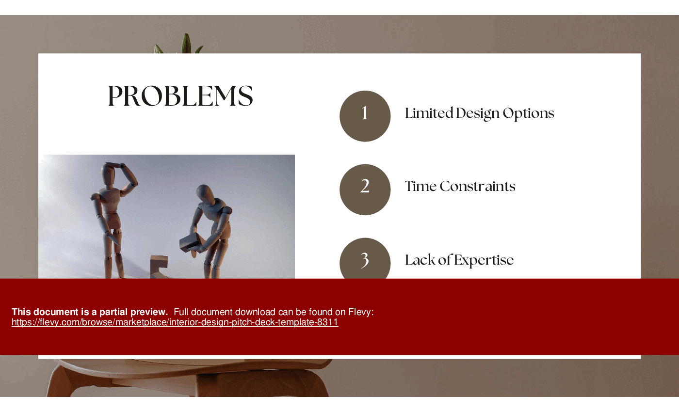 Interior Design Pitch Deck Template (34-slide PPT PowerPoint presentation (PPTX)) Preview Image