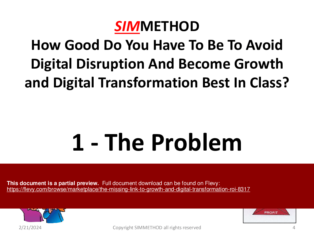 The Missing Link to Growth and Digital Transformation ROI (59-slide PPT PowerPoint presentation (PPTX)) Preview Image