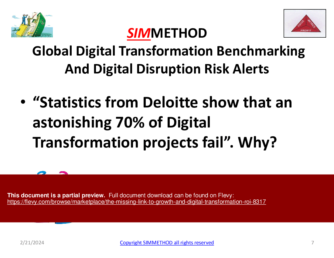 The Missing Link to Growth and Digital Transformation ROI (59-slide PPT PowerPoint presentation (PPTX)) Preview Image