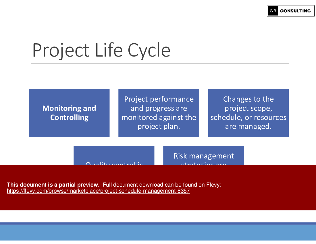 Project Schedule Management (118-slide PPT PowerPoint presentation (PPTX)) Preview Image