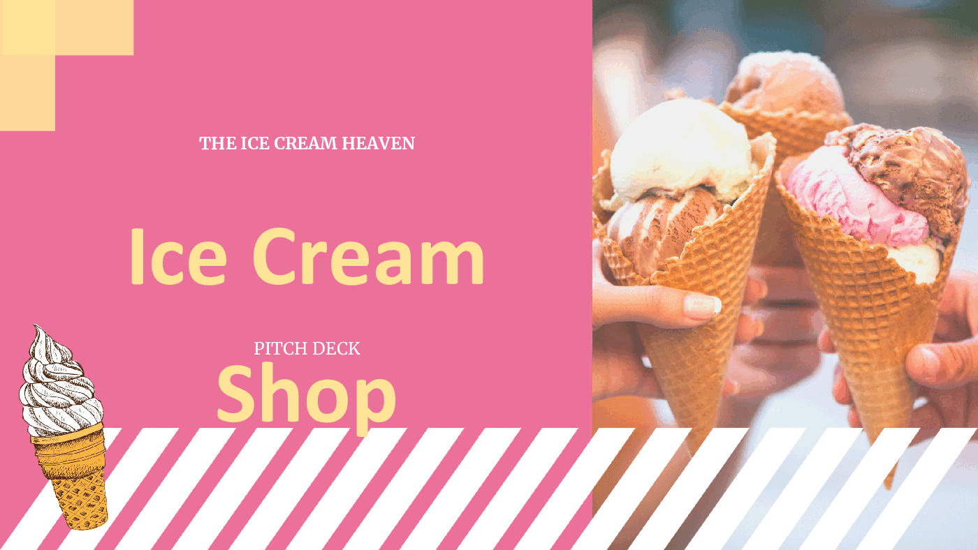 Ice Cream Shop Pitch Deck (32-slide PPT PowerPoint presentation (PPTX)) Preview Image