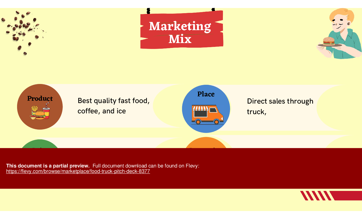 Food Truck Pitch Deck (31-slide PPT PowerPoint presentation (PPTX)) Preview Image