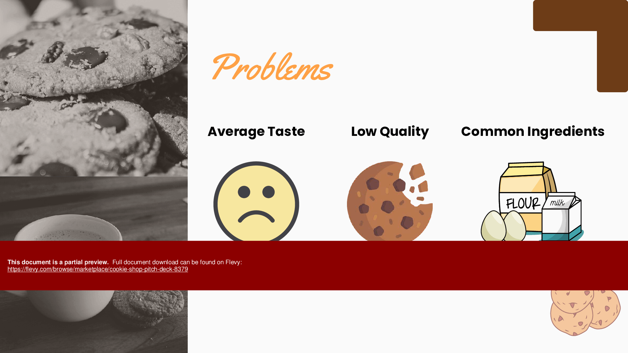 Cookie Shop Pitch Deck (34-page PDF document) Preview Image