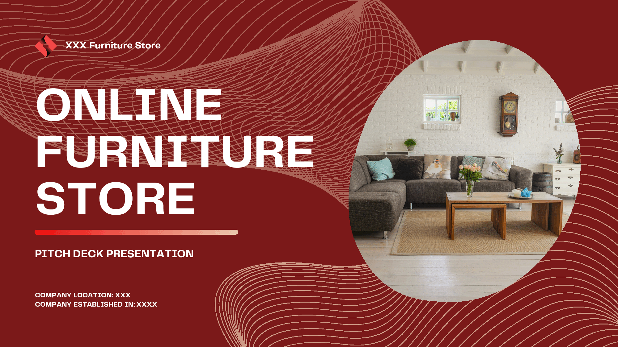 Online Furniture Store Pitch Deck Template (34-page PDF document) Preview Image