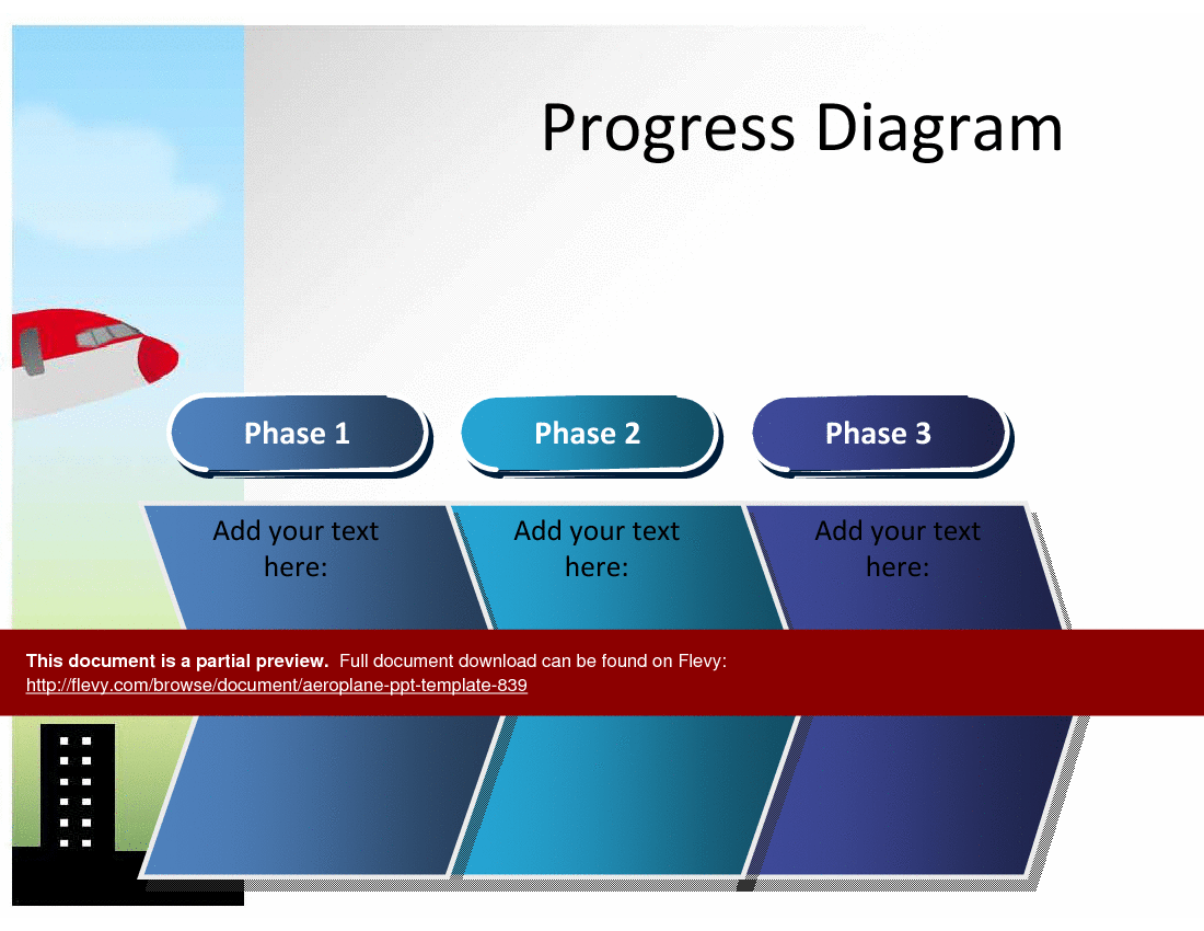 Aeroplane PPT Template (21-slide PPT PowerPoint presentation (PPT)) Preview Image