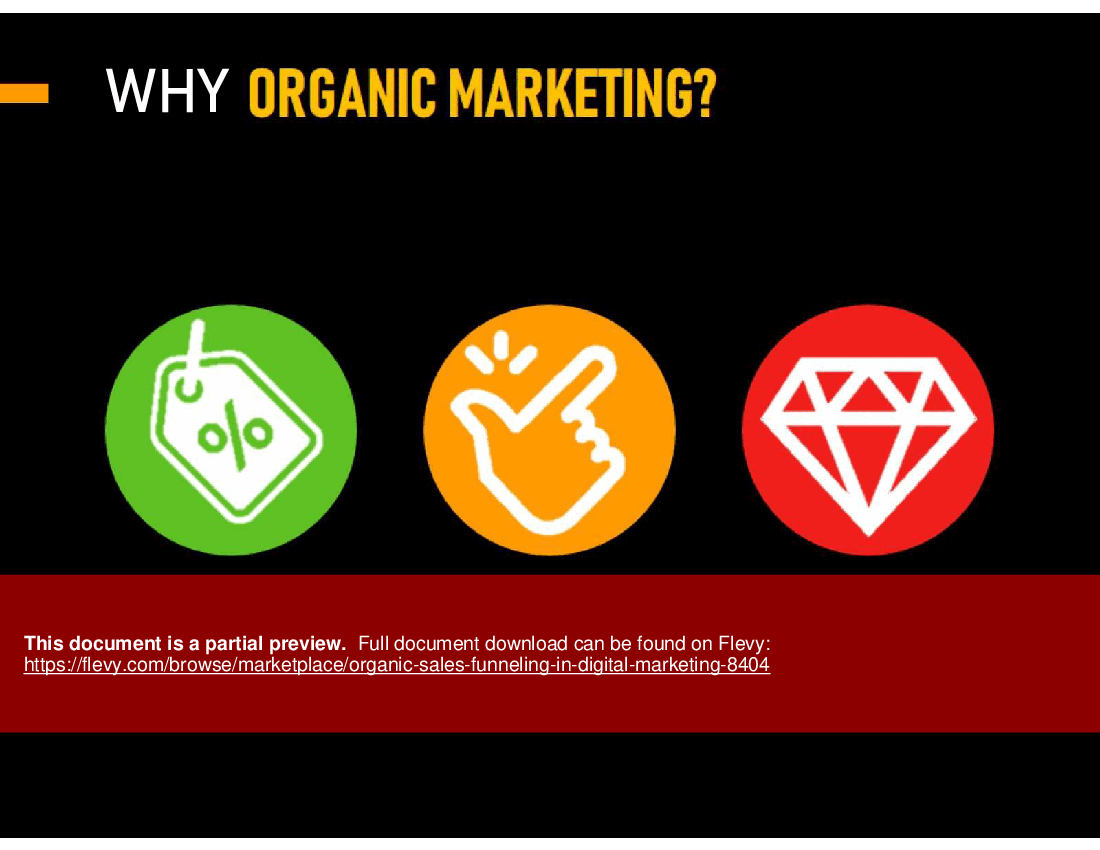 Organic Sales Funneling in Digital Marketing (50-slide PPT PowerPoint presentation (PPTX)) Preview Image
