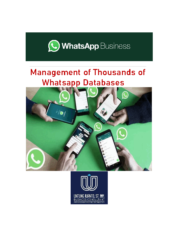 Management of Thousands of  Whatsapp Databases