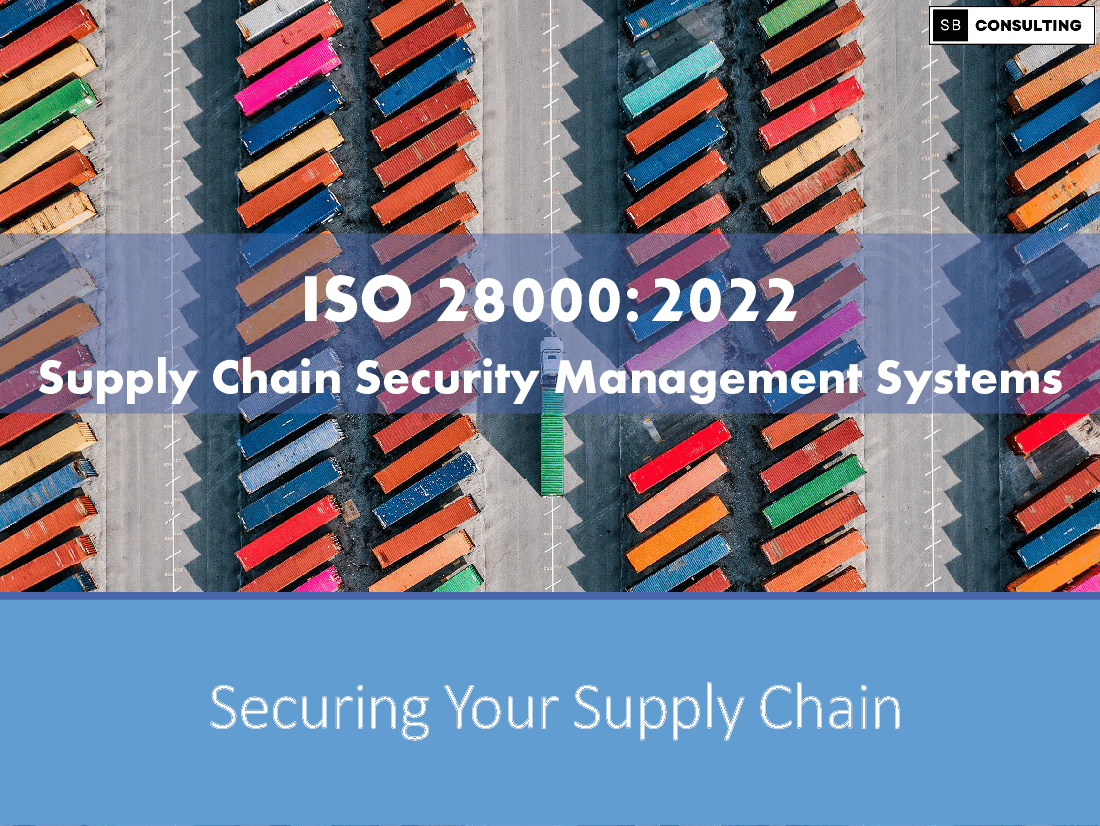 ISO 28000 Supply Chain Security Management Systems Awareness