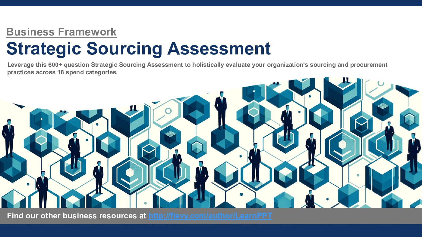 Strategic Sourcing Assessment (108-slide PPT PowerPoint presentation (PPTX)) Preview Image