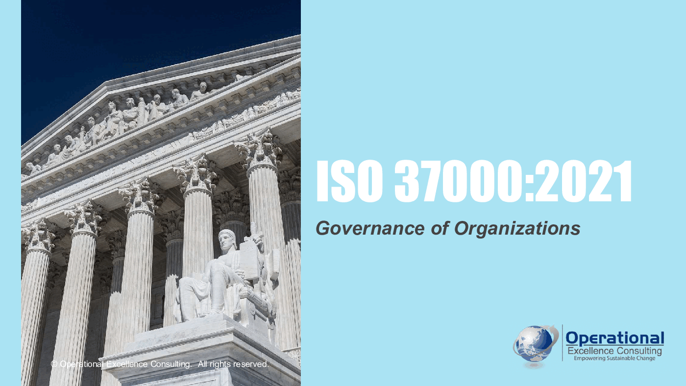 ISO 37000:2021 (Governance of Organizations) Awareness