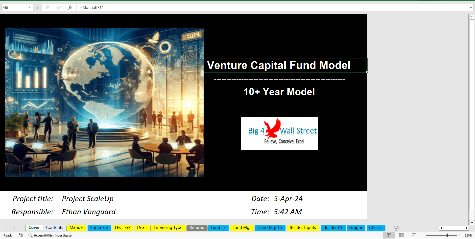 10+ Year Venture Capital Fund Model