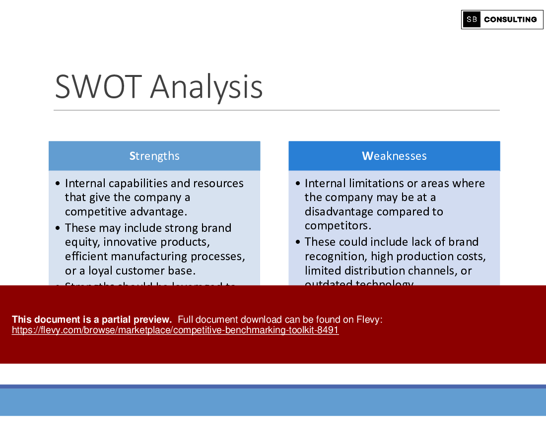 Competitive Benchmarking Toolkit (111-slide PPT PowerPoint presentation (PPTX)) Preview Image