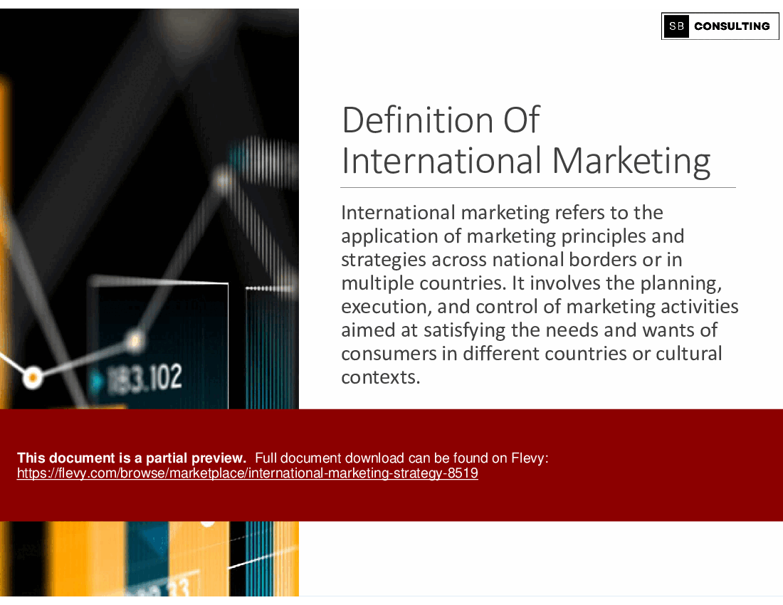 International Marketing Strategy (156-slide PPT PowerPoint presentation (PPTX)) Preview Image