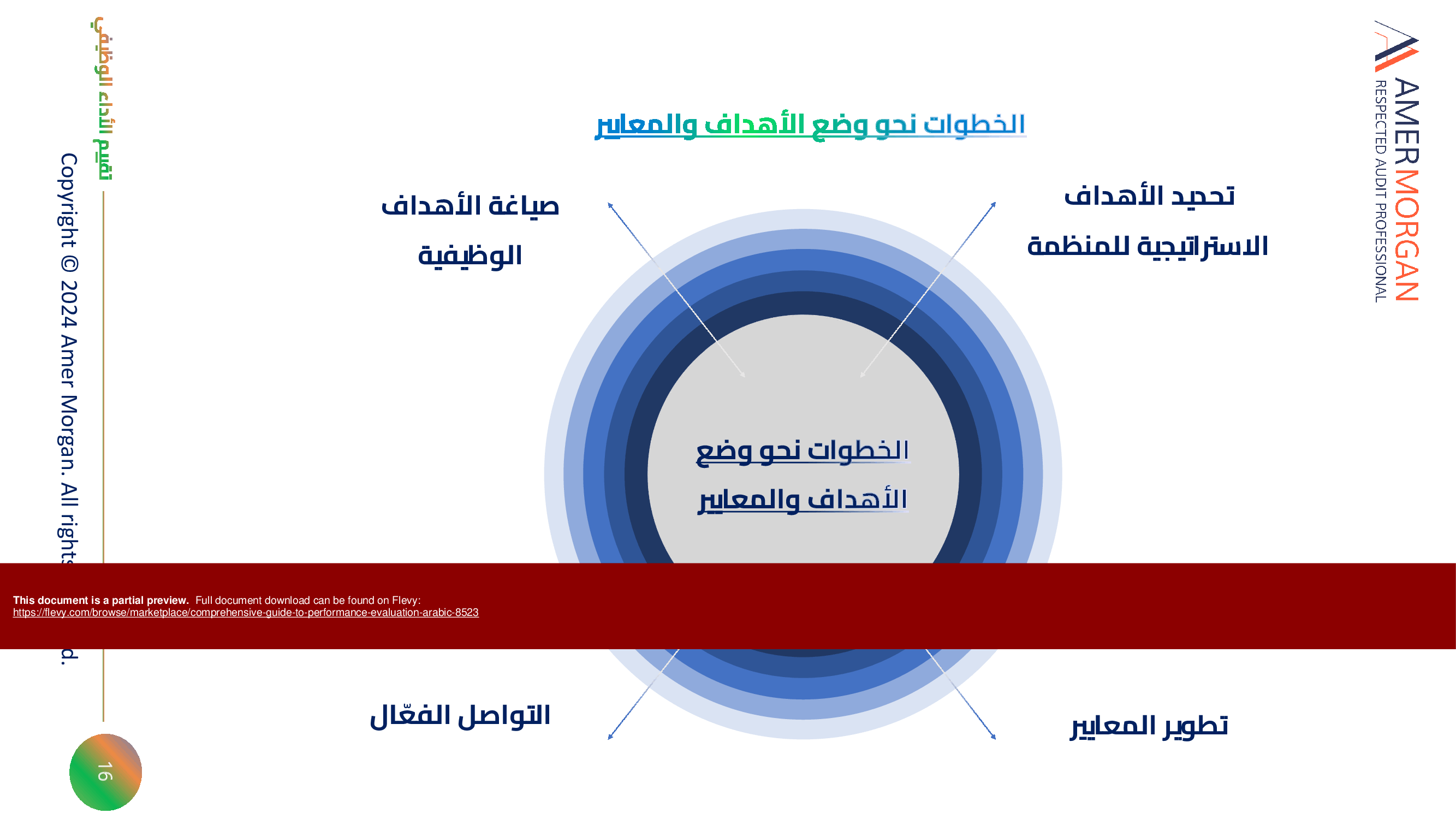 Comprehensive Guide to Performance Evaluation (Arabic) (52-page PDF document) Preview Image