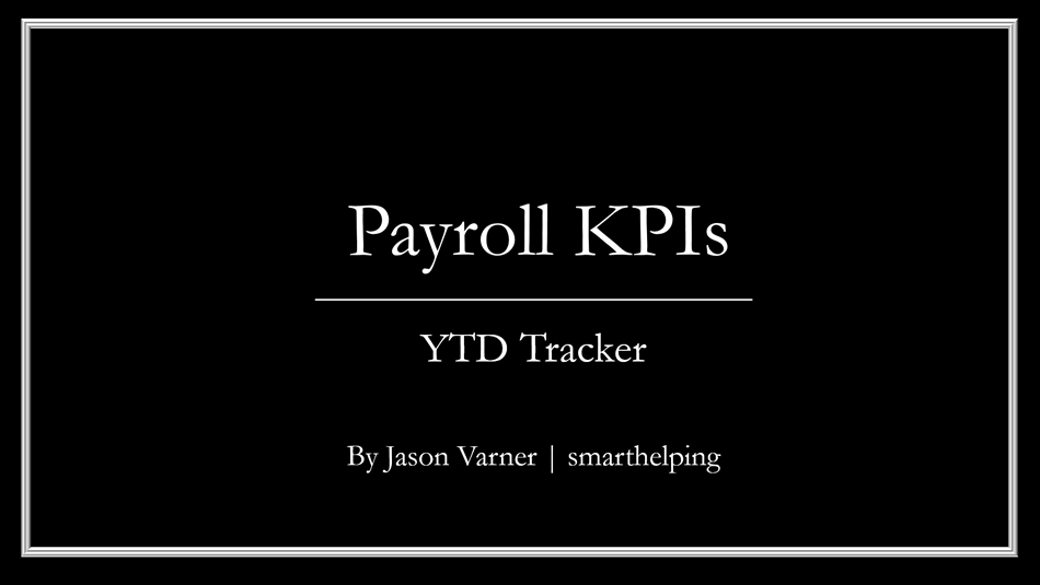 Payroll KPI Dashboard