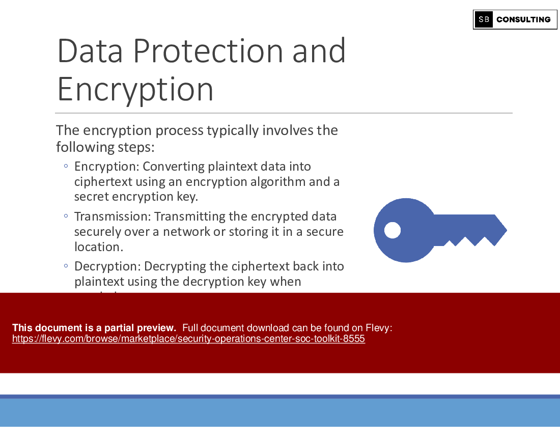 Security Operations Center (SOC) Toolkit (206-slide PPT PowerPoint presentation (PPTX)) Preview Image