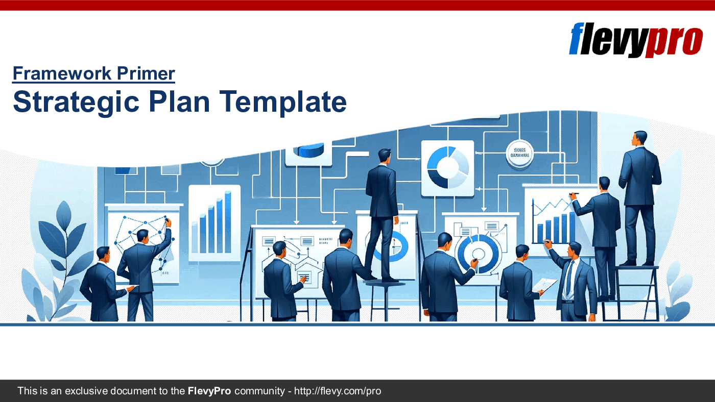 Strategic Plan Template (40-slide PPT PowerPoint presentation (PPTX)) Preview Image