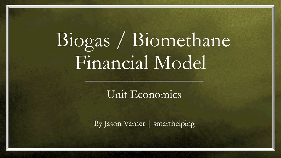 Biogas Producer Financial Model (Excel template (XLSX)) Preview Image