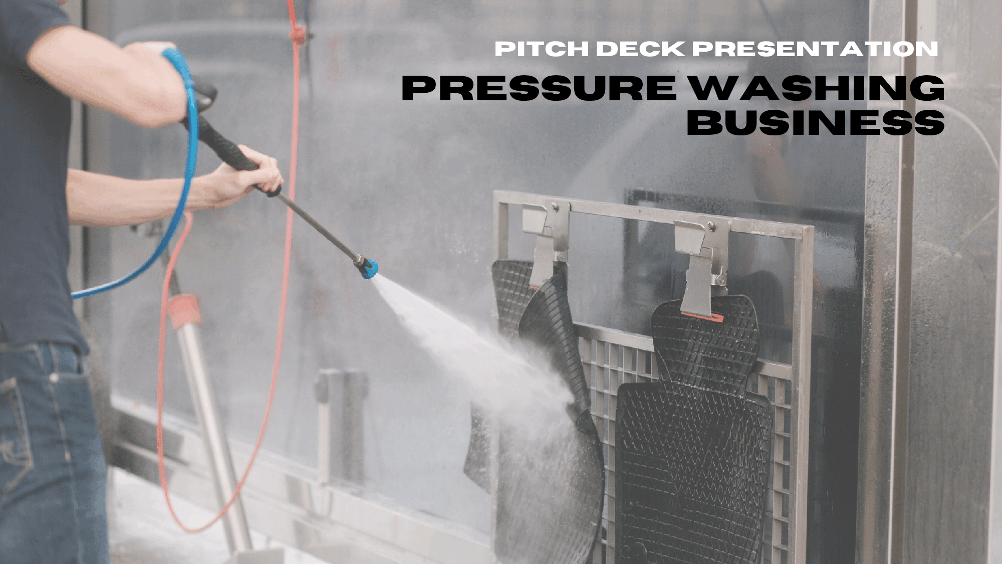 Pressure Washing Business Pitch Deck (34-page PDF document) Preview Image