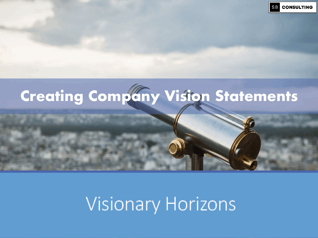 Creating Company Vision Statements (150-slide PPT PowerPoint presentation (PPTX)) Preview Image