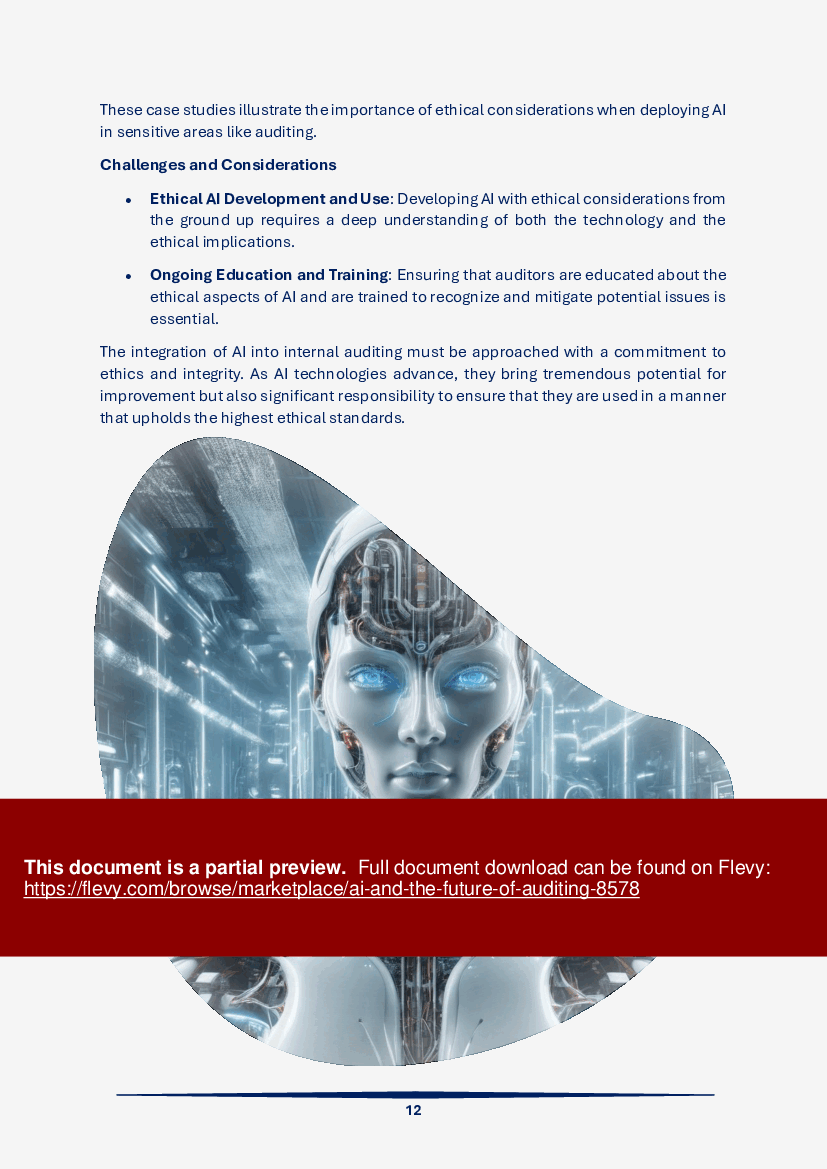 AI and the Future of Auditing (27-page PDF document) Preview Image