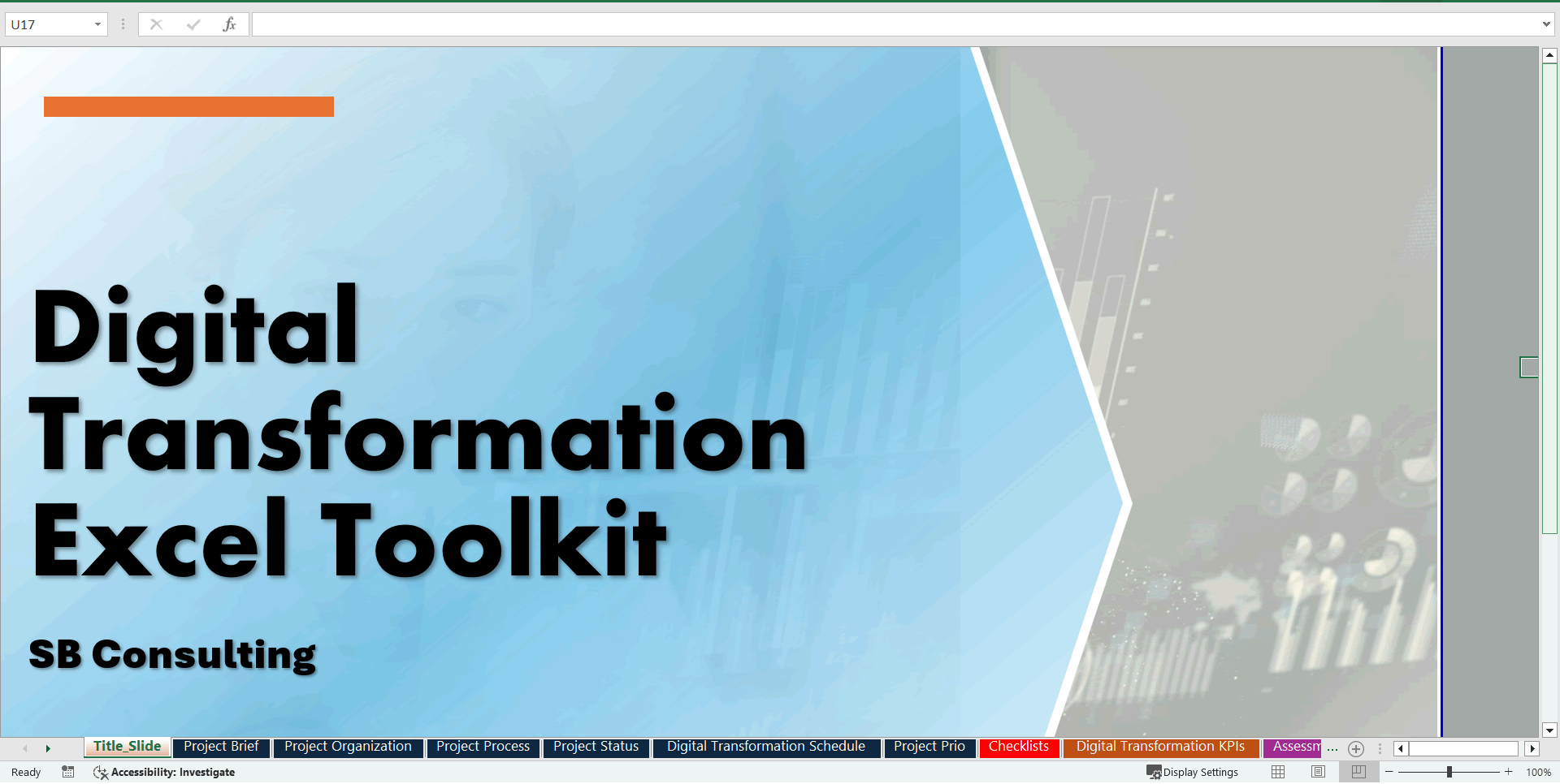 Full Digital Transformation Excel Toolkit (Excel template (XLSX)) Preview Image