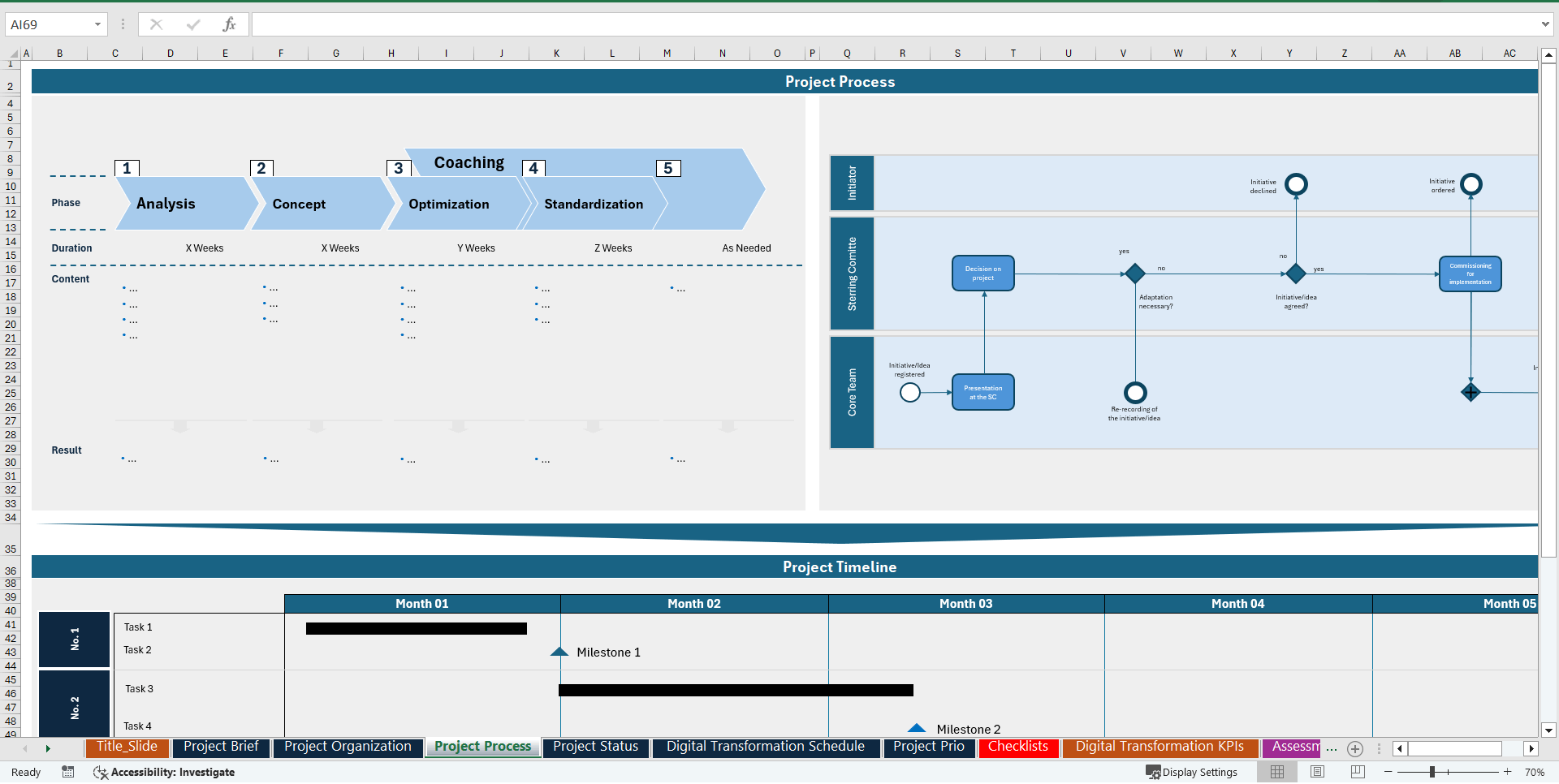 Full Digital Transformation Excel Toolkit (Excel template (XLSX)) Preview Image