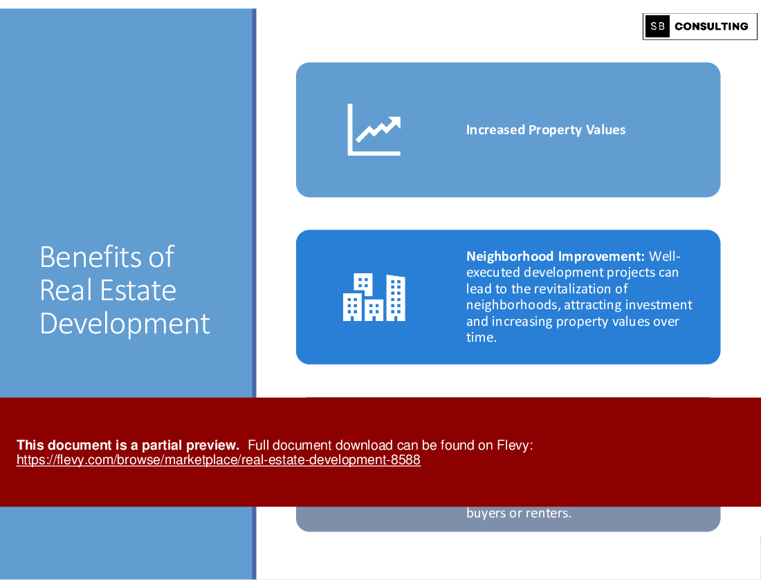 Real Estate Development (193-slide PPT PowerPoint presentation (PPTX)) Preview Image