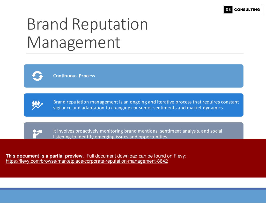 Corporate Reputation Management (116-slide PPT PowerPoint presentation (PPTX)) Preview Image