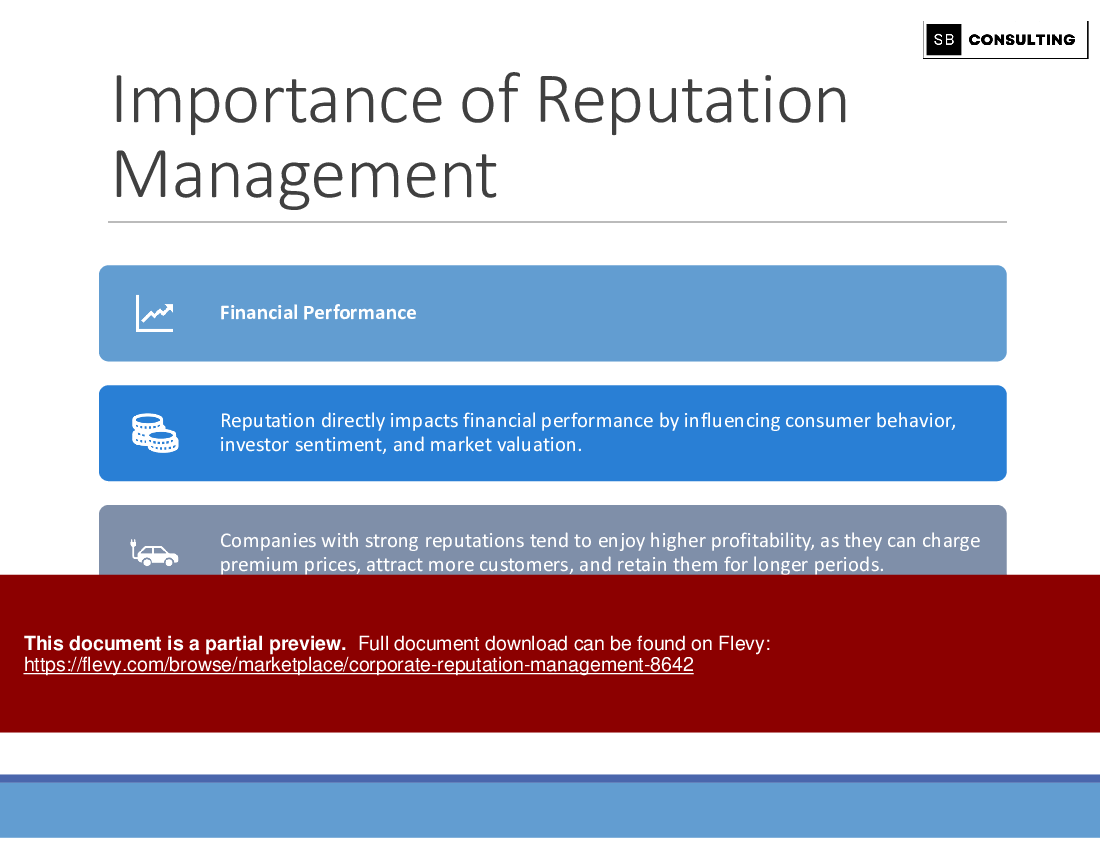 Corporate Reputation Management (116-slide PPT PowerPoint presentation (PPTX)) Preview Image