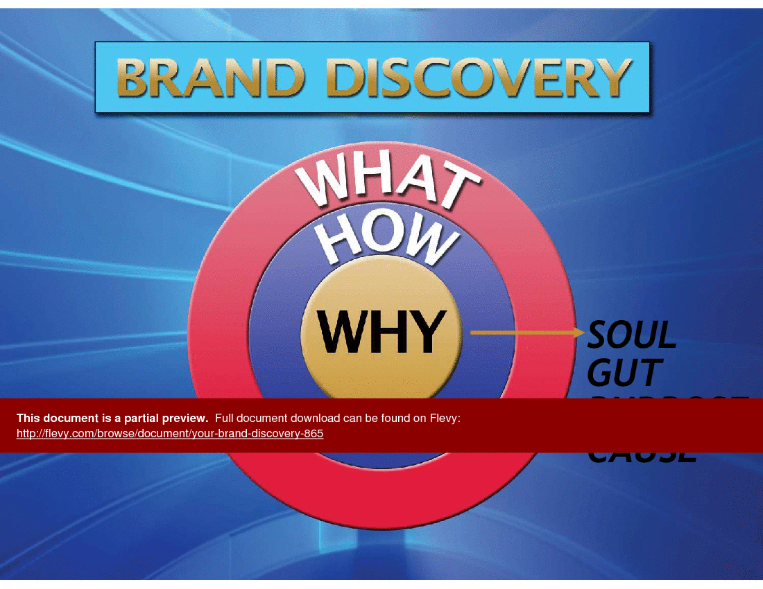 Your Brand Discovery (8-slide PPT PowerPoint presentation (PPT)) Preview Image