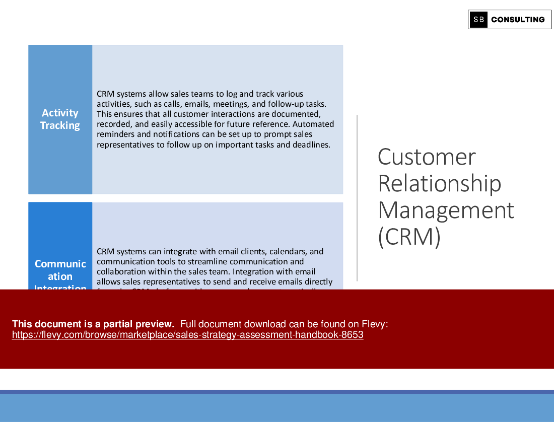 Sales Strategy Assessment Handbook (171-slide PPT PowerPoint presentation (PPTX)) Preview Image