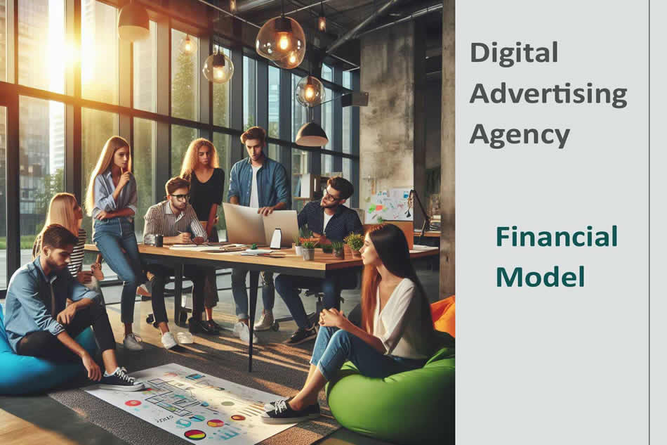 Digital Advertising Agency Finance Model 5 Year 3 Statement (Excel template (XLSX)) Preview Image