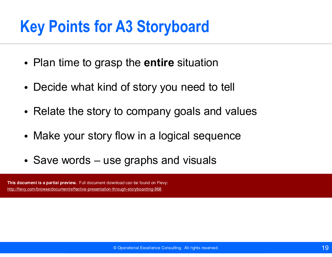 Effective Presentation through Storyboarding (79-slide PowerPoint presentation (PPTX)) Preview Image