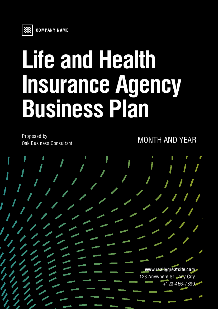 Insurance Agency Business Plan Template (44-page PDF document) Preview Image