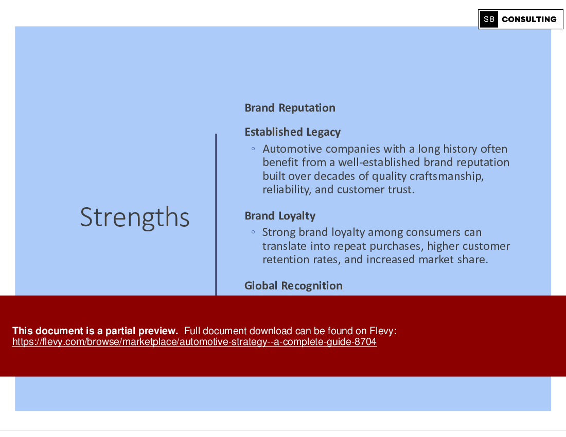 Automotive Strategy - A Complete Guide (272-slide PPT PowerPoint presentation (PPTX)) Preview Image