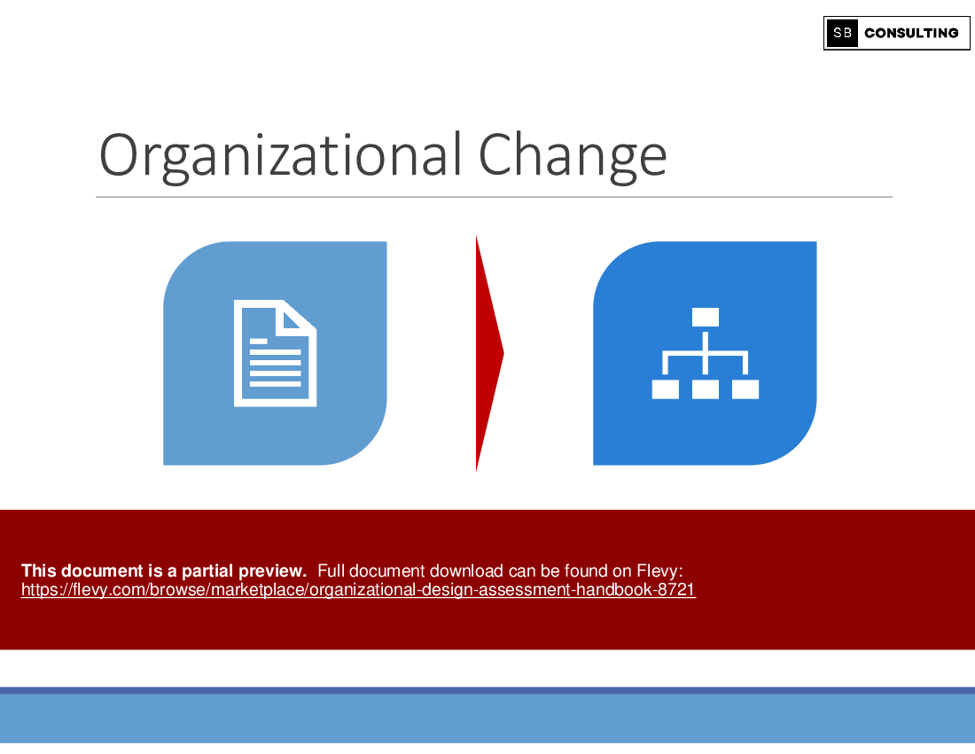 Organizational Design Assessment Handbook (146-slide PPT PowerPoint presentation (PPTX)) Preview Image