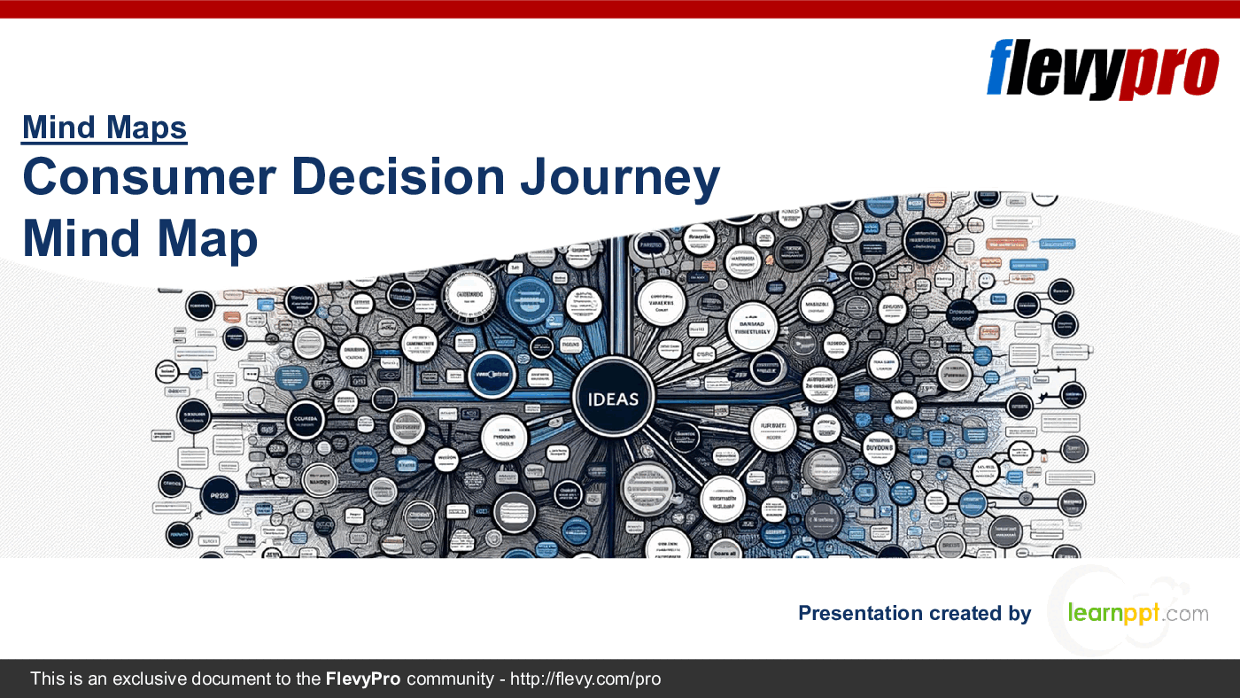 Consumer Decision Journey Mind Map (20-slide PPT PowerPoint presentation (PPTX)) Preview Image