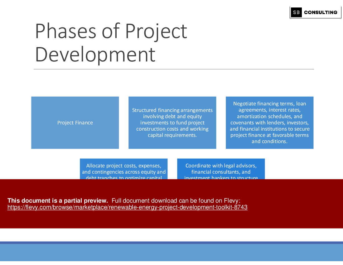 Renewable Energy Project Development Toolkit (285-slide PPT PowerPoint presentation (PPTX)) Preview Image