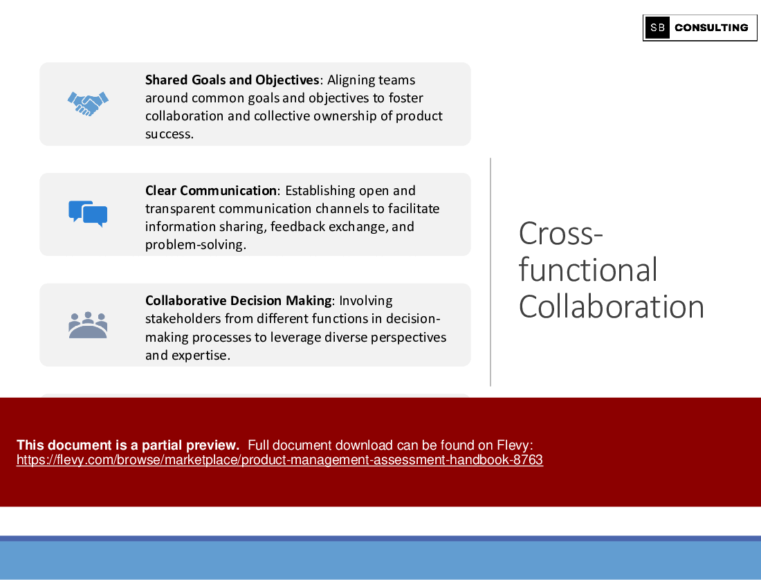 Product Management Assessment Handbook (147-slide PPT PowerPoint presentation (PPTX)) Preview Image