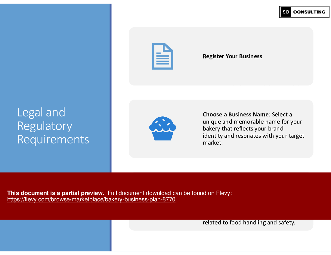 Bakery Business Plan (326-slide PPT PowerPoint presentation (PPTX)) Preview Image